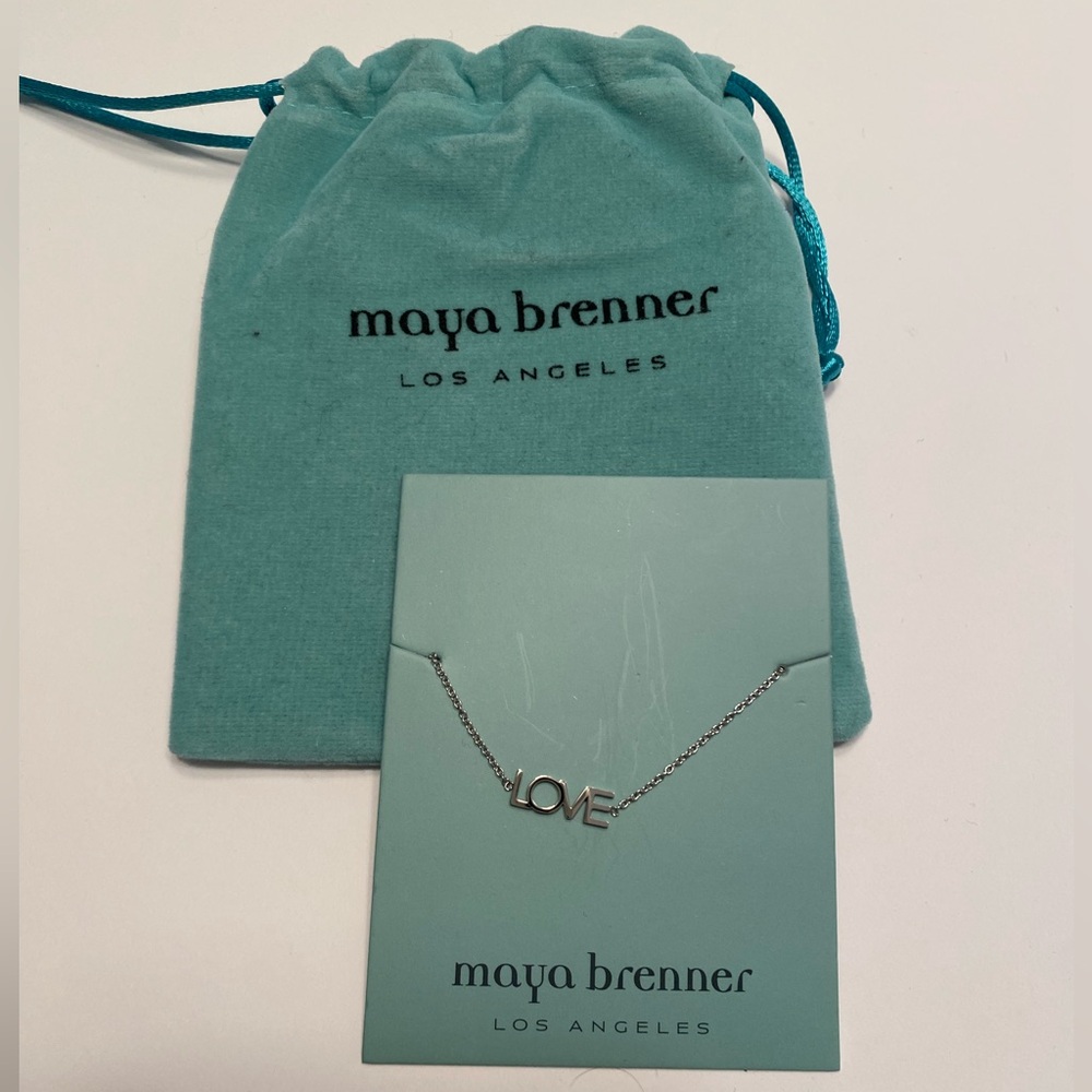 Maya Brenner Silver LOVE Bracelet